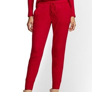 NewYork&Co Ribbed-Knit Jersey Jogger Pant size XL